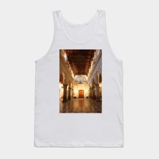 Interior of the Duomo of Enna. Sicily, Italy 2011 Tank Top